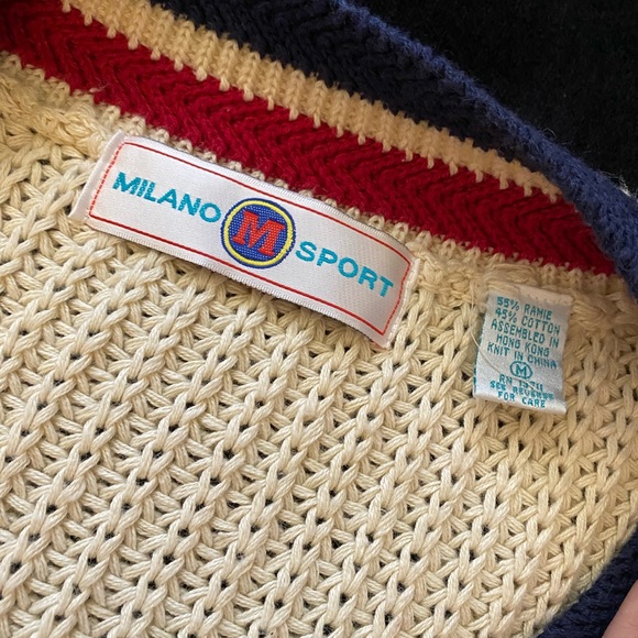 Vintage Milano Sport Vest, excellent condition, medium size, ramie and cotton - Picture 2 of 8